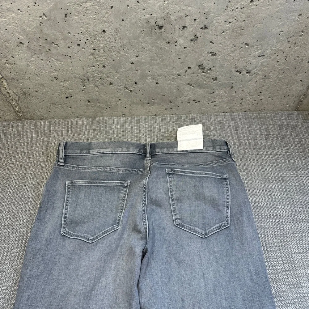 New Banana Republic Traveler Slim Fit‎ Jeans 36x30 Mid Rise Grey Denim Stretch